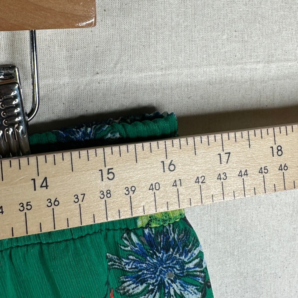 LOFT Green Floral Maxi Skirt - Picture 6 of 7